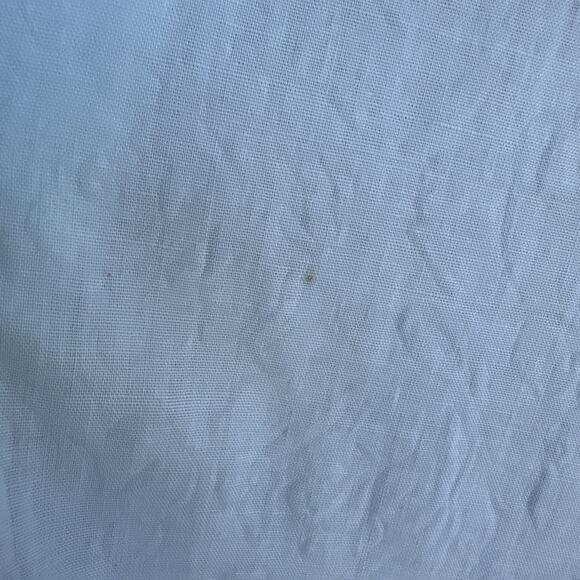 VTG Komar House Coat Robe Pale Blue Textured Light Weight Button Front L READ - Picture 7 of 13